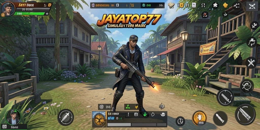 Screenshot dari gameplay JAYATOP77 menunjukkan momen seru dalam simulasi.