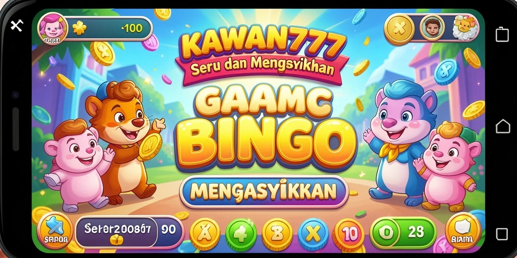 Tampilan gameplay KAWAN777 yang seru dan mengasyikkan.