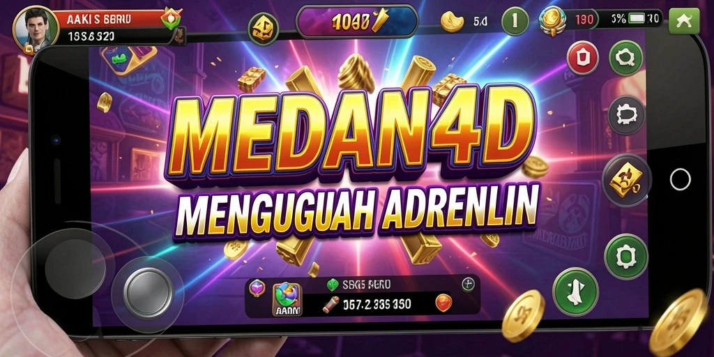 Tangkapan layar menampilkan aksi mendebarkan dalam MEDAN4D.