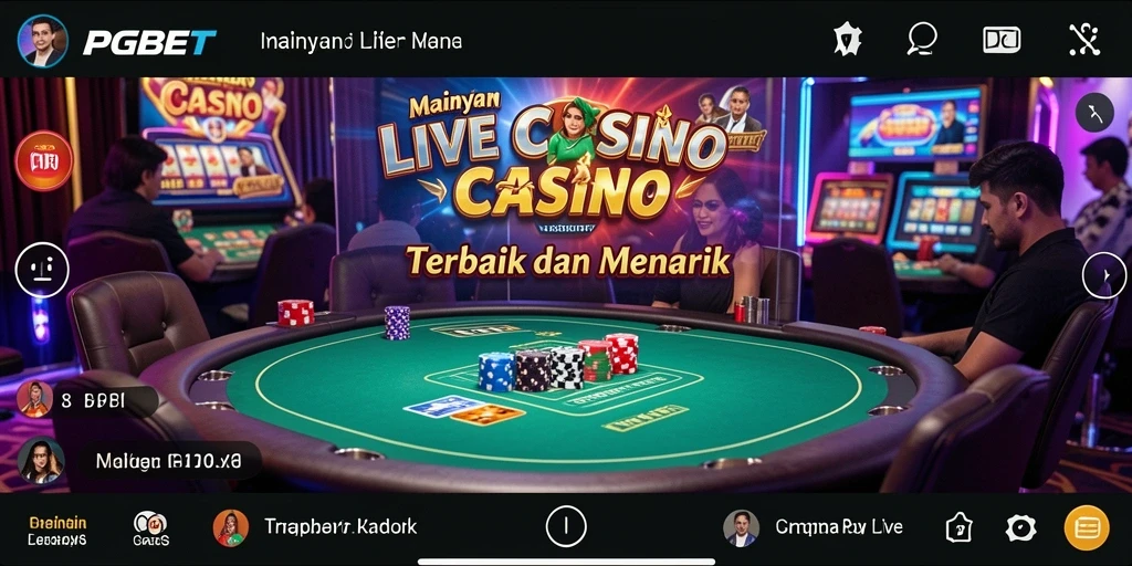 Gameplay Live Casino PGBET yang seru dan mendebarkan.