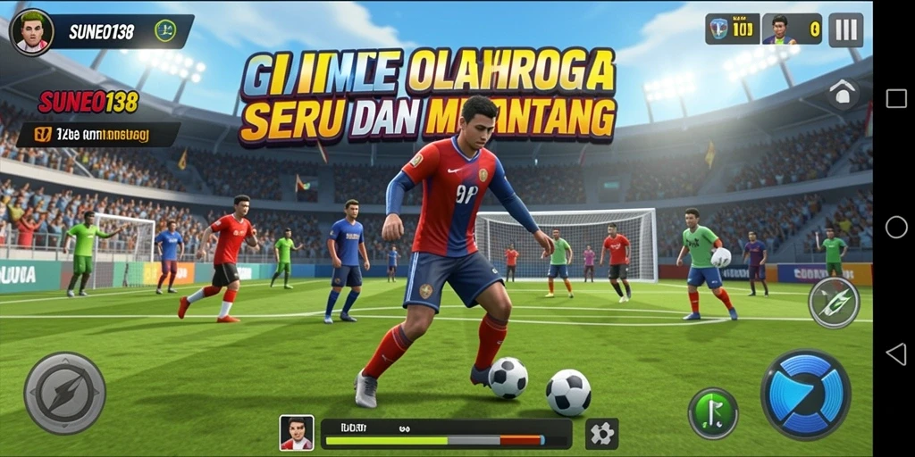 Tampilan gameplay menarik dari SUNEO138 dengan aksi olahraga seru.