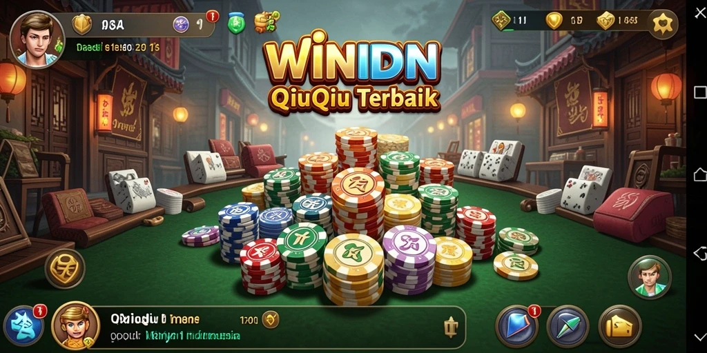 Tampilan gameplay seru dari WINIDN saat bermain QiuQiu.